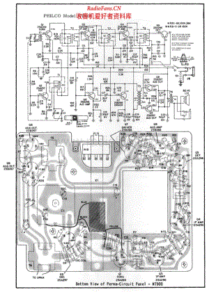 PHILCO - NT900 - AM Portable Radio - Schematic Diagram 电路图 维修手册.pdf