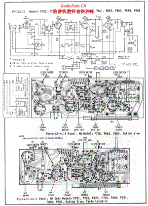 PHILCO - P880 - AMRadio - Schematic Diagram 电路图 维修手册.pdf