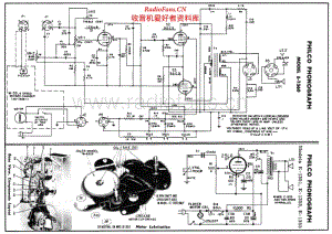 PHILCO - E1355 - Mono Phonograph - Schematic Diagram 电路图 维修手册.pdf