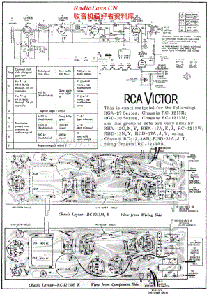 RCA - RHA12Y - AM Radio - Schematic Diagram and Adjustment 电路图 维修手册.pdf