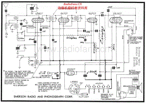 EMERSON - DM1-331 - AM-SW Radio - Schematic Diagram 电路图 维修手册.pdf