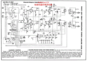 PHILCO - H1714 - Stereo Phonograph - Schematic Diagram 电路图 维修手册.pdf