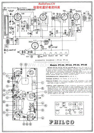 PHILCO - PT30 - AM Radio - Schematic Diagram 电路图 维修手册.pdf