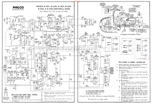 PHILCO - M1700 - Stereo Phonograph with AM-FM Stereo Radio - Schematic Diagram and Adjustment 电路图 维修手册.pdf