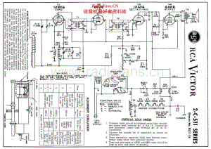 RCA - 2C511 - AM Radio - Schematic Diagram and Adjustment 电路图 维修手册.pdf