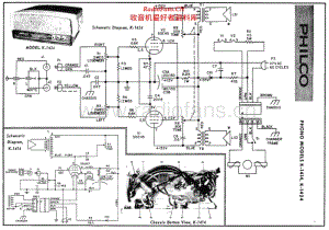PHILCO - K1414 - Mono Phonograph - Schematic Diagram 电路图 维修手册.pdf