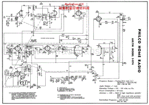 PHILCO - F974 - AM-FM Mono Radio - Schematic Diagram 电路图 维修手册.pdf