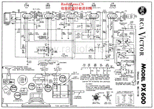 RCA - PX600 - AM Portable Radio - Schematic Diagram 电路图 维修手册.pdf
