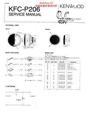 Kenwood-KFCP-206-Service-Manual 电路图 维修手册.pdf