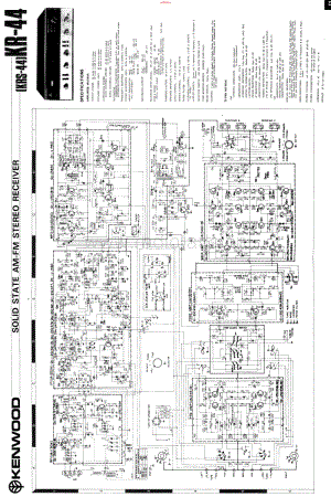 Kenwood-KR-44-Schematic 电路图 维修手册.pdf