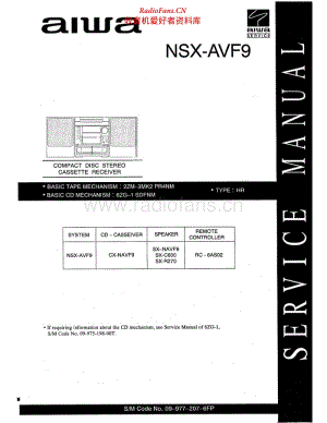 Aiwa-NSXAVF9-cs-sm 电路图 维修手册.pdf
