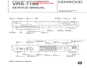 Kenwood-VRS7100-avr-sm 电路图 维修手册.pdf