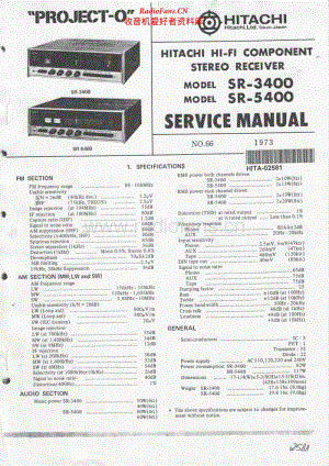 Hitachi-SR3400_SR5400-rec-sm 电路图 维修手册.pdf