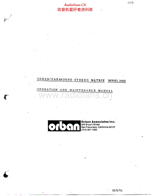 ORBAN 300B_Manual 电路图.pdf