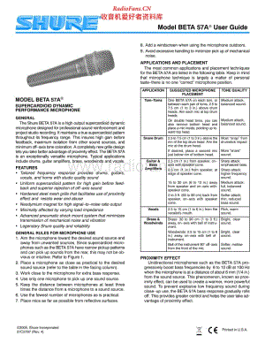 Shure_Beta_57A_User_Guide 电路图.pdf
