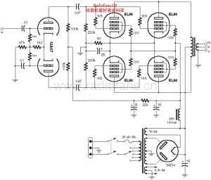 Vox_ac30_poweramp 电路图.pdf