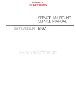 studer B67_MkI_Op_Serv 电路图.pdf