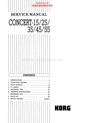 Korg_Concert_15,_25,_35,_45,_55_Service_Manual电路图.pdf