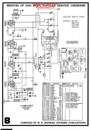 Allied-Radio-Corp-A10822 电路原理图.pdf