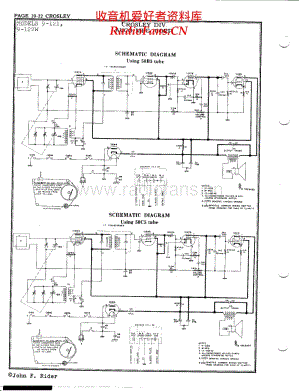 Crosley-Corp-9-122W 电路原理图.pdf