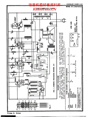 Crosley-Corp-Chatterbox 电路原理图.pdf