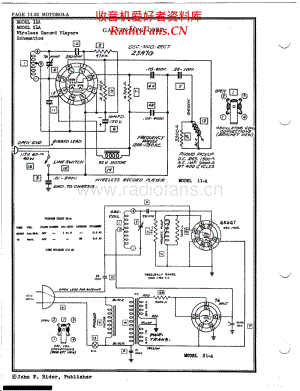 Galvin-Mfg-Co（Motorola）-Wireless-Record-Players 电路原理图.pdf