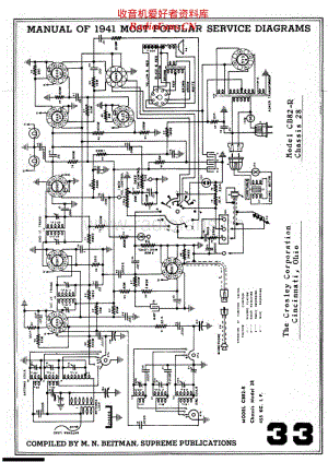 Crosley-Corp-Chassis-28 电路原理图.pdf