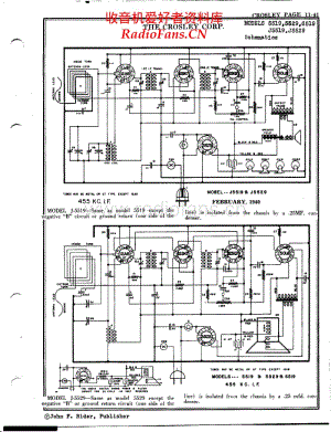 Crosley-Corp-J5519 电路原理图.pdf