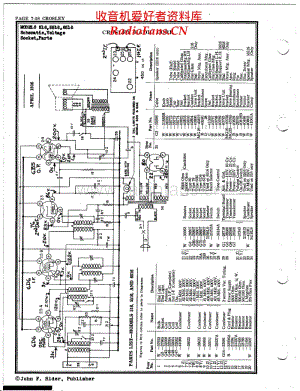 Crosley-Corp-6516 电路原理图.pdf