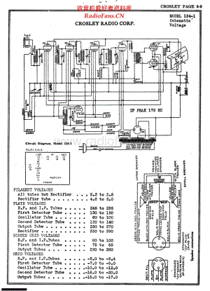 Crosley-Corp-124-1 电路原理图.pdf