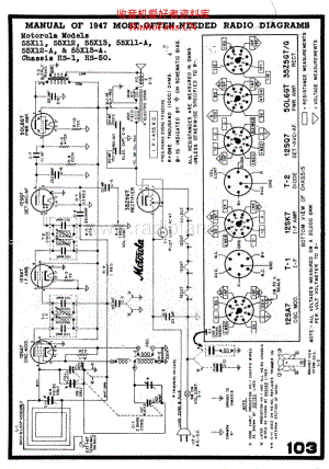 Galvin-Mfg-Co（Motorola）-55X13A 电路原理图.pdf