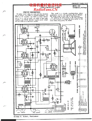 Crosley-Corp-639 电路原理图.pdf