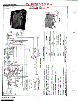 Crosley-Corp-9-106W 电路原理图.pdf