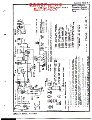 Halson-Radio-Corp-103 电路原理图.pdf