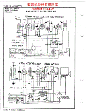 Lafayette-Radio-Mfg-Co-T-21-Early 电路原理图.pdf